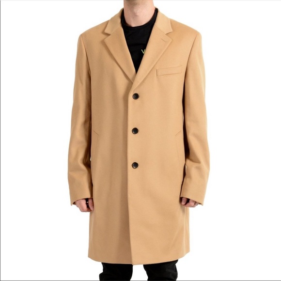Hugo Boss Mens Cashmere Wool Coat 